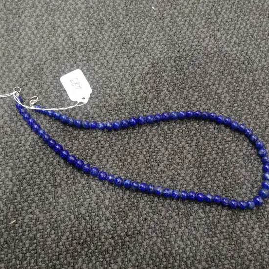 LAPIS LAZULI SMALL BEAD NECKLACE 
