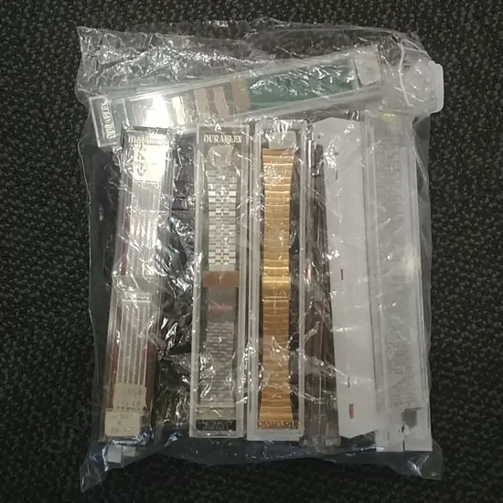 SELECTION OF MEN'S BRACELET WATCH STRAPS 