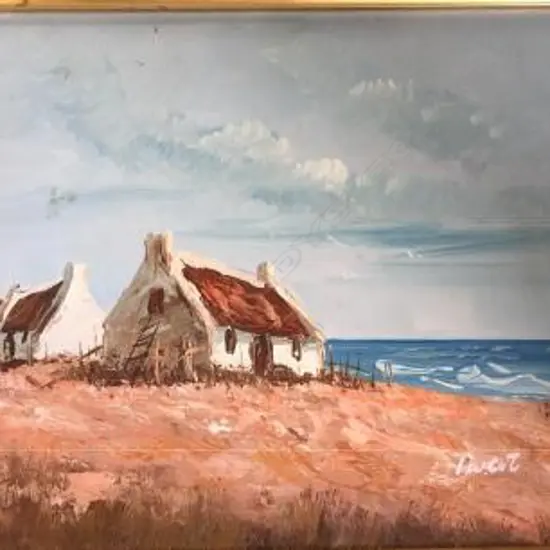 PAUL ASCOT, SOUTH AFRICAN LANDSCAPE OIL ON BOARD SIGNED. COMBINED SEE BM118-23.