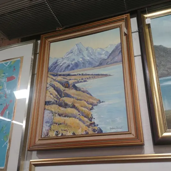 AUDREY DURANT SOUTH CANTERBURY OIL LANDSCAPE