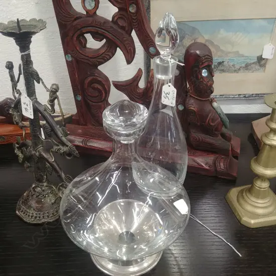 2 DECANTERS
