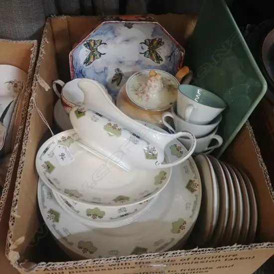 BOX LOT OF ASS. CHINA