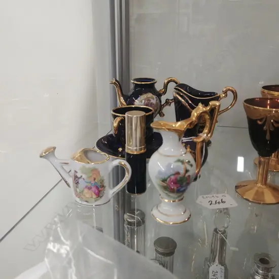 SELECTION OF SMALL LIMOGES CHINA PIECES