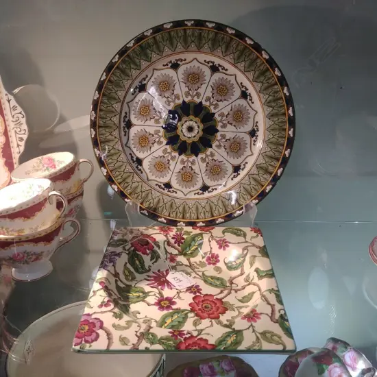 R. DOULTON PLATE; BIARITZ DISH 