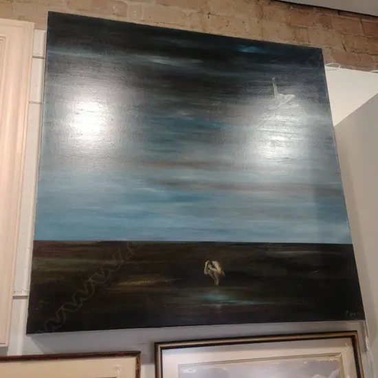 OIL ON CANVAS BY PHILLIPE CAMPAYS