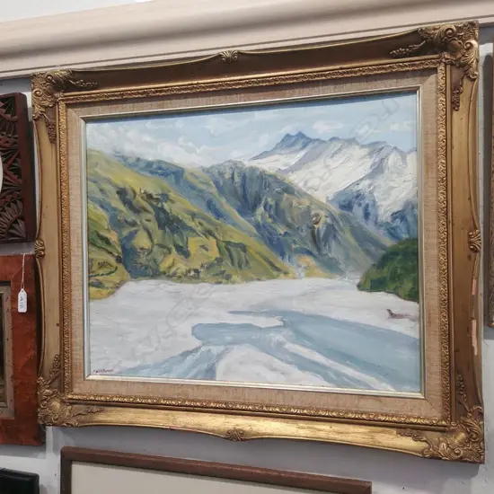 MAISIE FANNING OIL LANDSCAPE RIVER SCENE