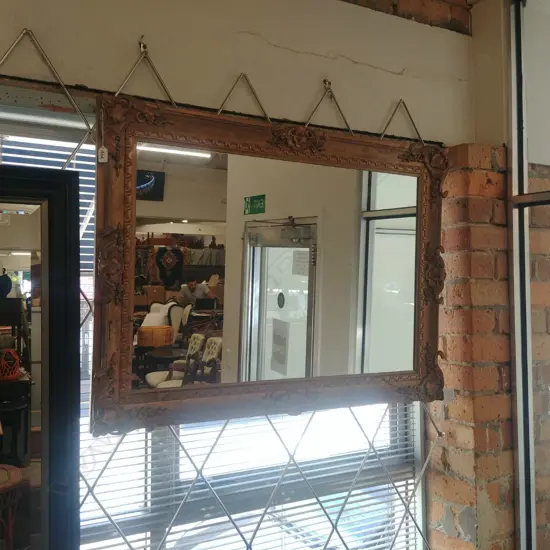 LARGE FRAMED MIRROR