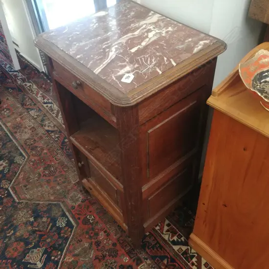 ANTIQUE FRENCH BEDSIDE CABINET