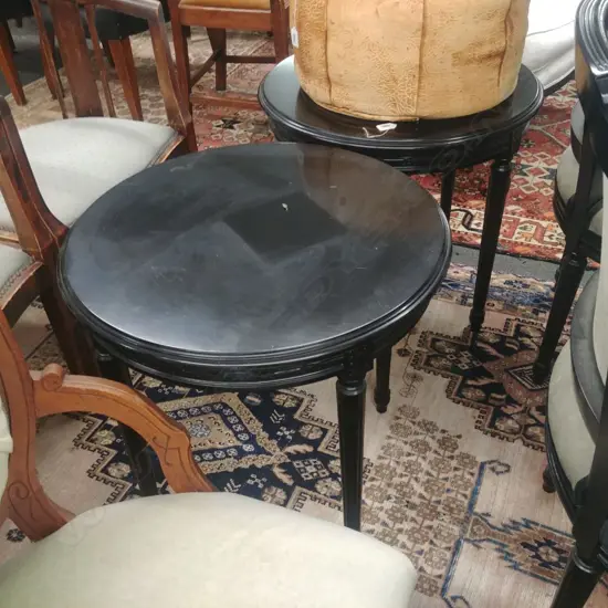 PAIR OF FRENCH STYLE SIDE TABLES