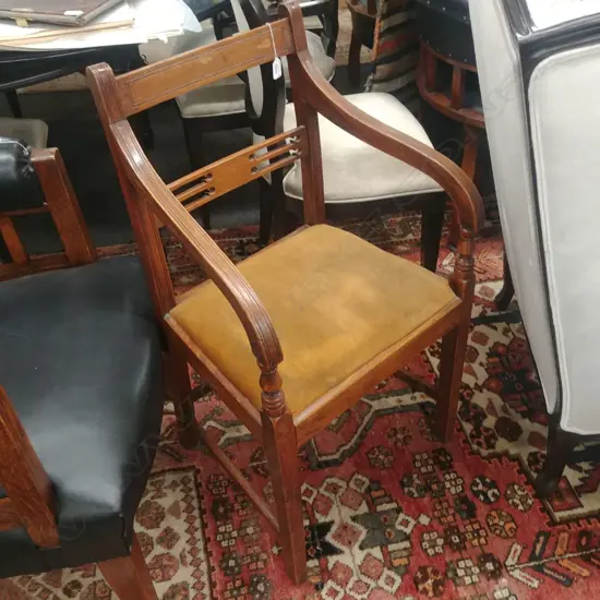 REGENCY ELM ARM CHAIR
