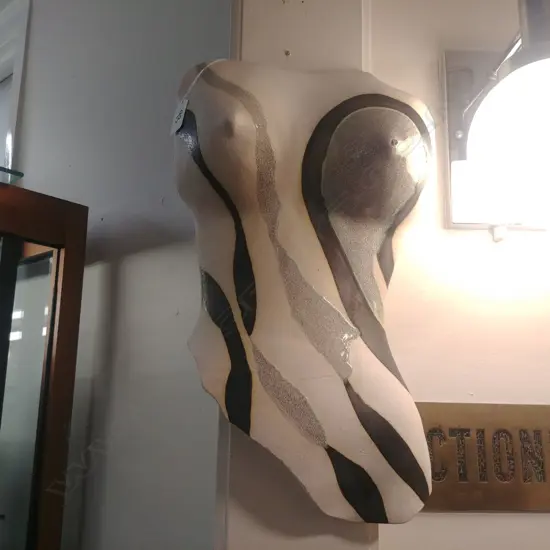 CYNTHIA KORB RAKU POTTERY TORSO