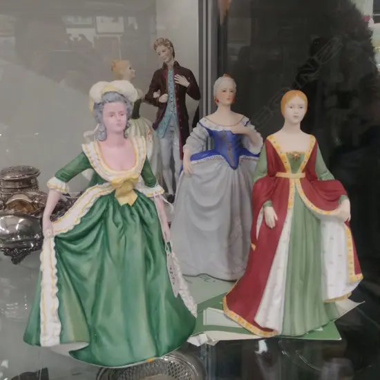 3 FRANKLIN PORCELAIN FIGURES 