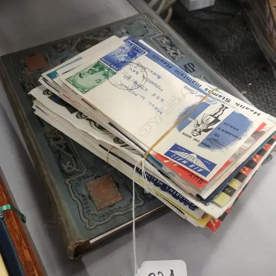 STAMP ALBUM & FIRST DAY COVERS 