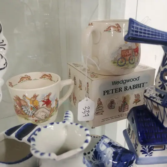 RD BUNNYKINS + W/W PETER RABBIT PCS