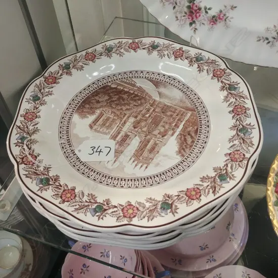 6 W/W CATHEDRAL PLATES 