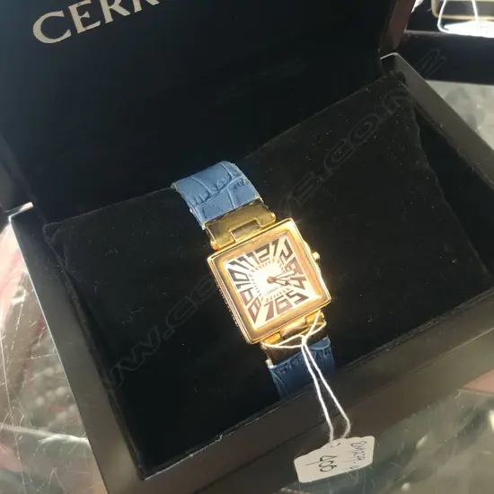 CERRUTI GENTS WRIST WATCH BOXED QUARTZ WORKING