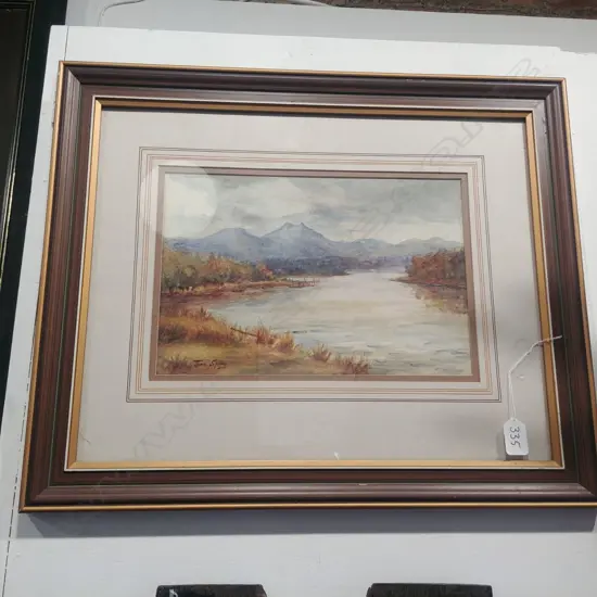 JOAN SPONG W/C LANDSCAPE