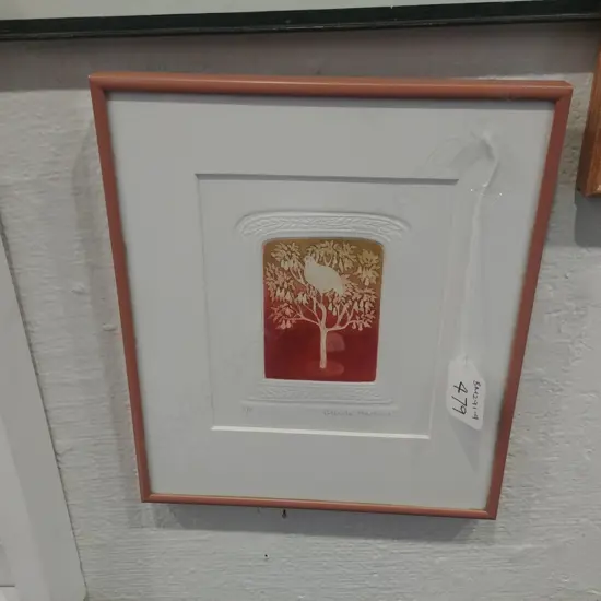 BRENDA HARTILL A/P ETCHING PARTRIDGE IN A PEAR TREE