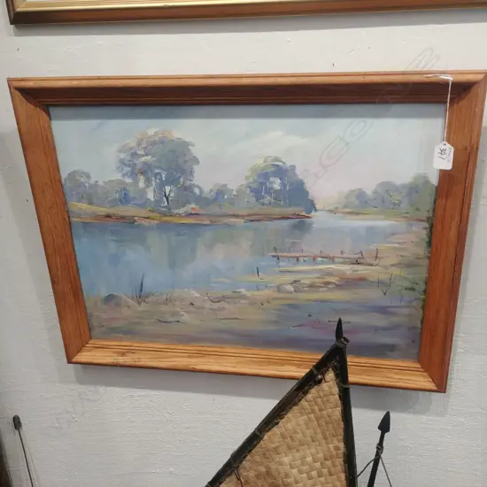 OIL AUSSIE RURAL SCENE