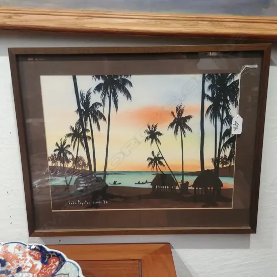 JOHN POYNTON SAMOA 82 PAINTING