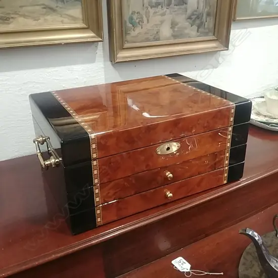 WALNUT JEWELLERY BOX