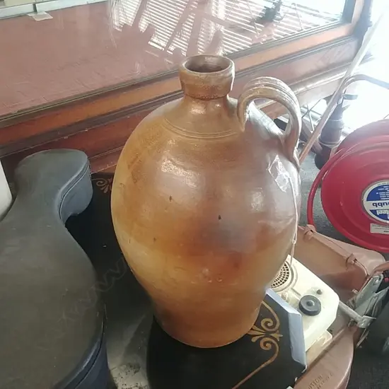 VINTAGE SALT GLAZE POTTERY JUG