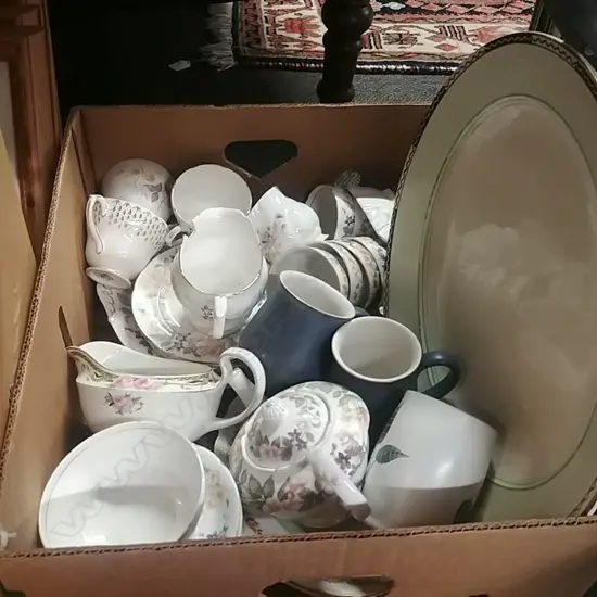 BOX OF CHINA - DENBY ETC