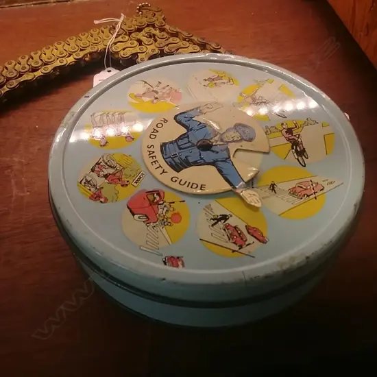 GRIFFEN & CO 'ROAD SAFETY GUIDE' TOFFEE TIN