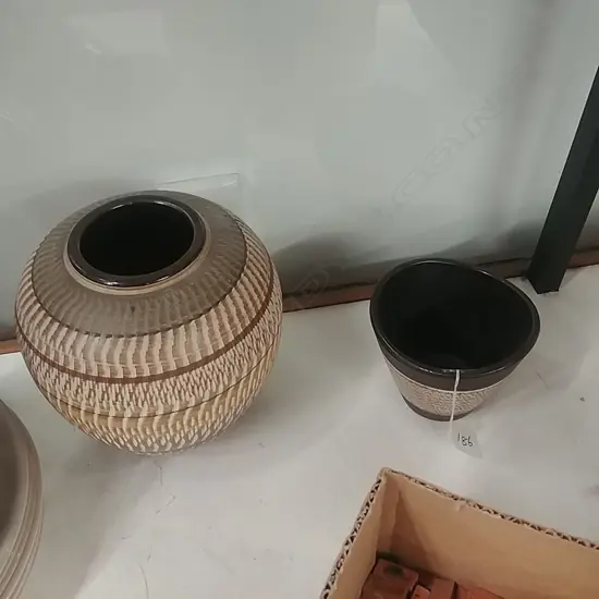 2 GERMAN VASES