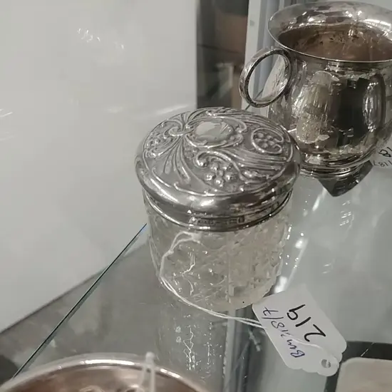 STG SILVER TOPPED JAR