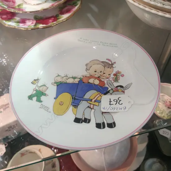 SHELLY MARY LUCY ATTWELL BABY PLATE