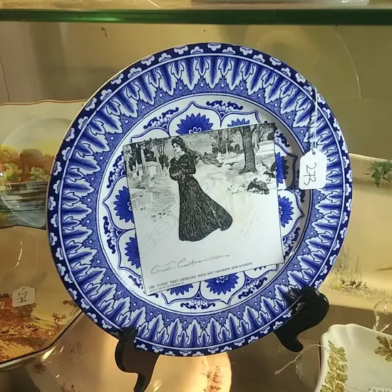 ROYAL DOULTON GIBSON GIRL RACK PLATE