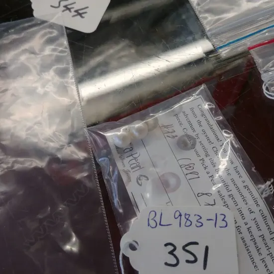 PAIR OF CULTURED PEARLS