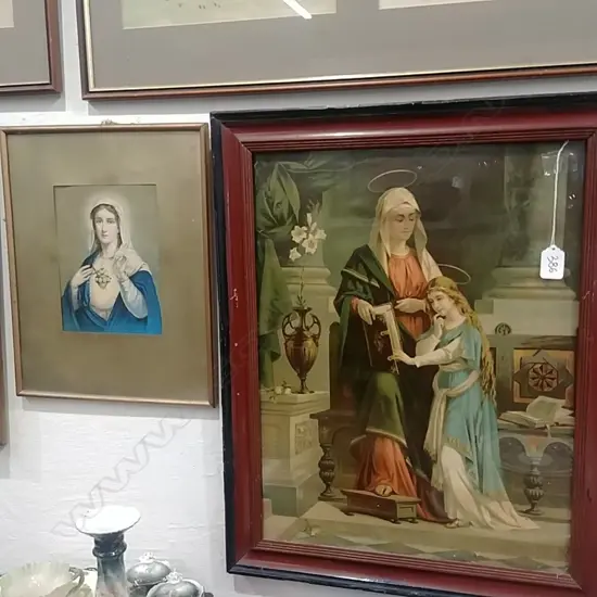 2 VIRGIN MARY PRINTS