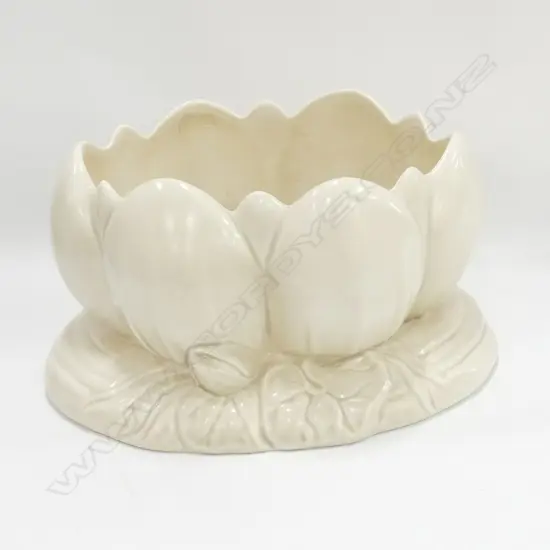 CLARICE CLIFF PALE TAN VASE