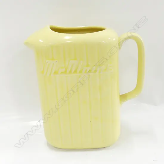MCALPINE YELLOW FRIDGE JUG OLD/NEW?