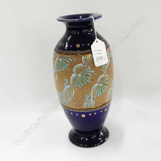 ROYAL DOULTON SLATERS VASE PALMETTES