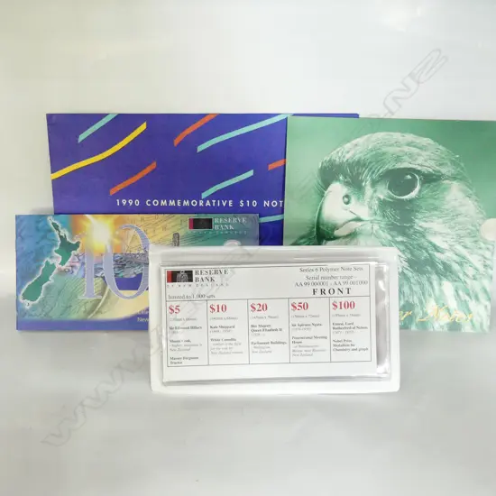 SET COMMEMORATIVE NZ NOTES - $245 LEGAL TENDER