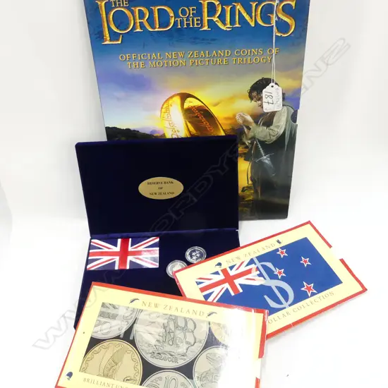 LOTR COIN SET + PROOF SET+ 2 COIN SETS
