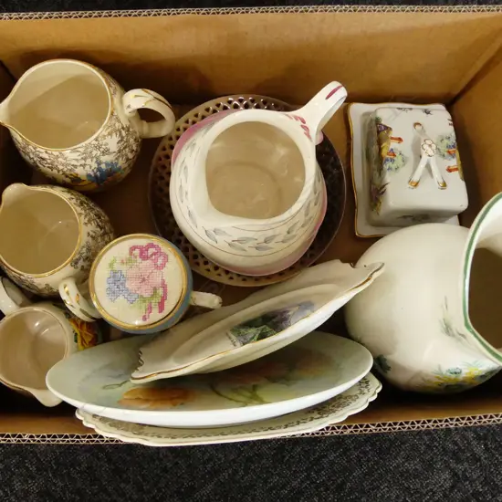 BOX OF MISC CHINA 