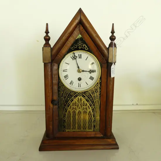 ANTIQUE STEEPLE MANTLE CLOCK