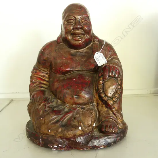 RED PAINTED BUDDHA