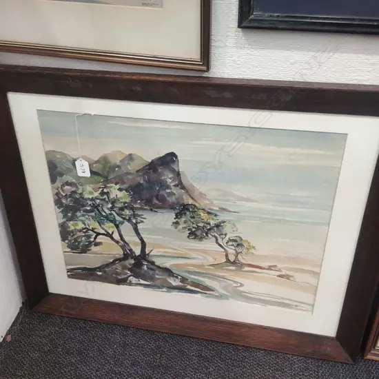 S. AFRICAN ARTIST, ABSTRACT, M/MEDIA ON PAPER