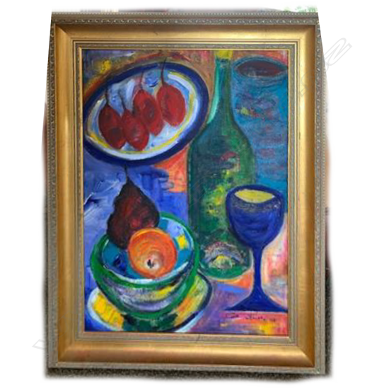 CATHY PRESTON (N.Z.) STILL LIFE 61 x 79cm