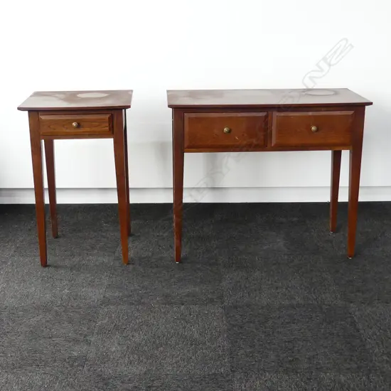 2 DRAWER SIDE-TABLE & SINGLE DRAWER SIDE-TABLE