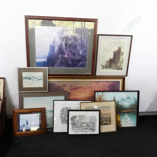 10 VARIOUS PRINTS/ARTWORKS