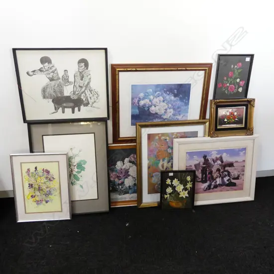 10 VARIOUS PRINTS/ARTWORKS