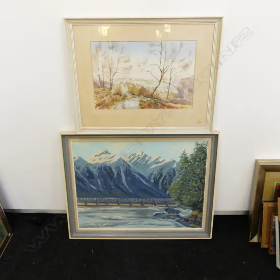 PETTIGREW OIL, 'BEALLY BRIDGE' & IBBETT W/C L/SCAPE (2)