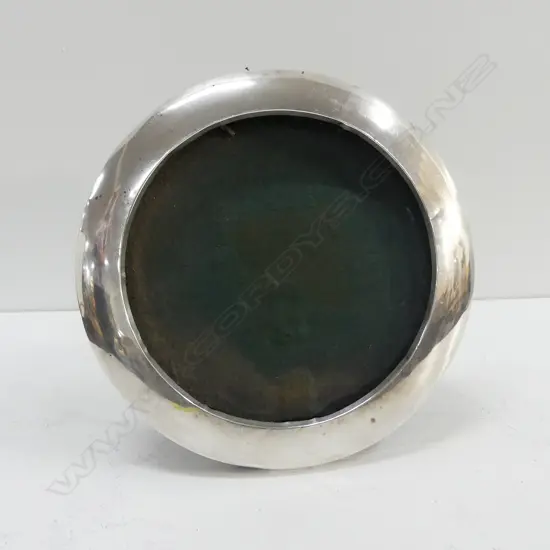 S/SILVER CIRCULAR PHOTO FRAME, BIRM 1914 BY CHARLES S. GREEN & CO. LTD, DIA. 205MM