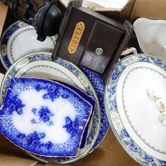 LOT ASST DOULTON/COFFEE MILL/PEWTER ETC